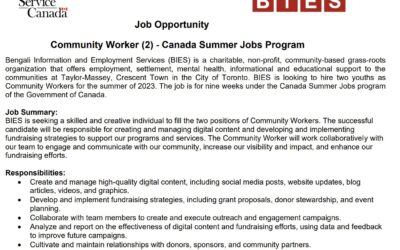 Canada Summer Jobs Program